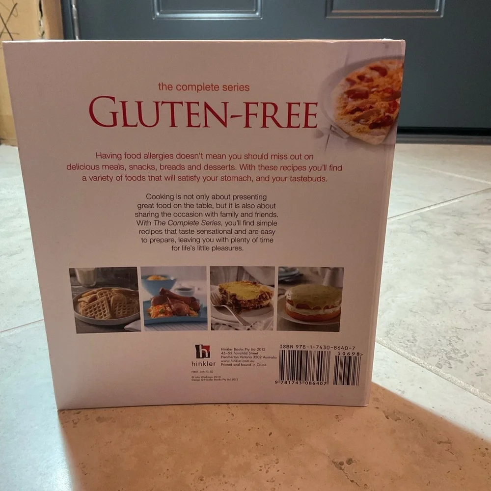 Gluten-Free (Complete Series) cookbook published by Hinkler Books.